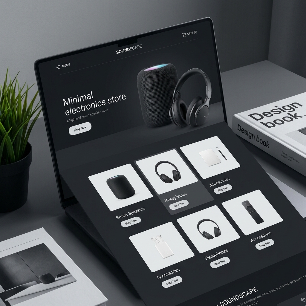 Minimal Electronics Store